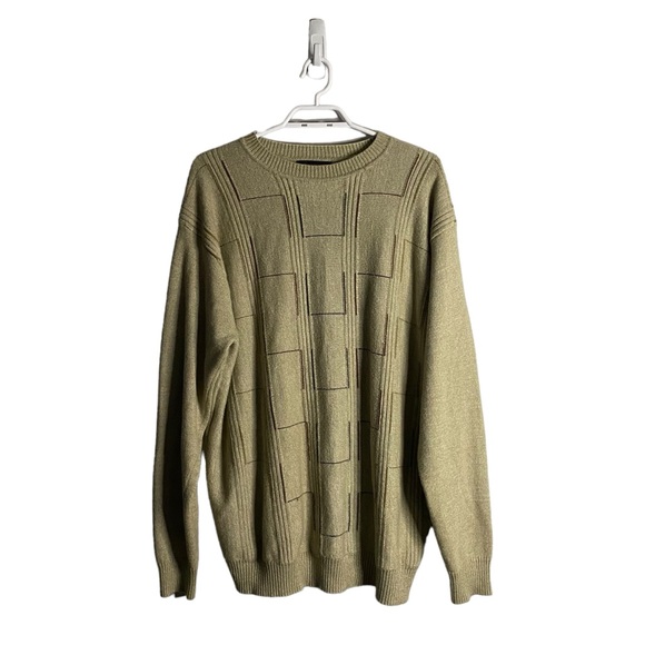 Britches Classic Sport Tan Pattern Crewneck Sweater - Picture 1 of 7